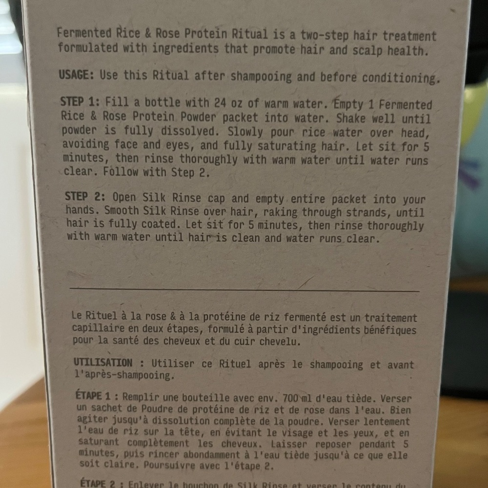 New Cécred Fermented Rice & Rose Protein Ritual - Picture 2 of 4